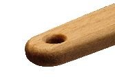 Custom_Edge_and_Hole.jpg, custom hole on wood handle, wood spatula handle