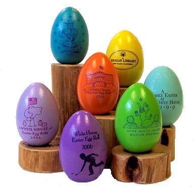 White_House_Easter_Eggs.jpg, painted wood easter egg, white house easter egg roll, custom printing on wood easter egg