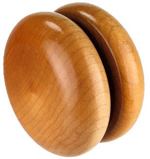 Wood_YO_YO_with_Clear_Finish.jpg, clear finish on wood yo-yo, natural clear finish on wooden yo yo, beautiful wood grain with clear finish